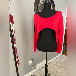 Crop front sporty top